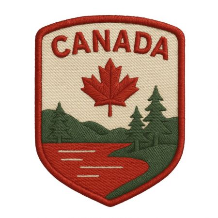 Uttrykk mer med tilpassede Canada-lapper.