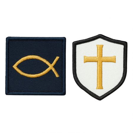 Egyedi keresztény hímzett folt szakértő.