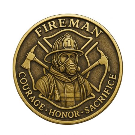 Una moneda de desafío de bombero es más que un token—es un símbolo de servicio y sacrificio.