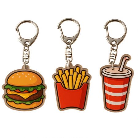 Acryl sleutelhangers op maat groothandel.