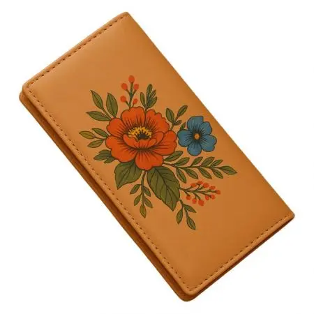 personalisierte Geldbörse für Frauen.