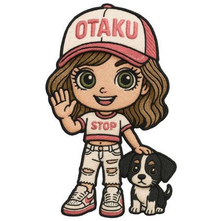 Cute Embroidered Patches - Custom cute embroidered patches.