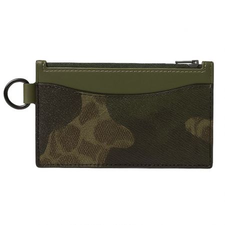 card holder with zipper pocket.