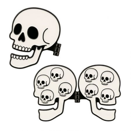 Egendefinerte halloween emaljepins.