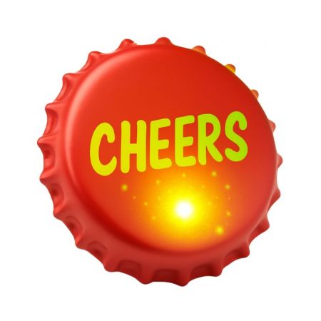 طراحی سنجاق درب بطری LED.