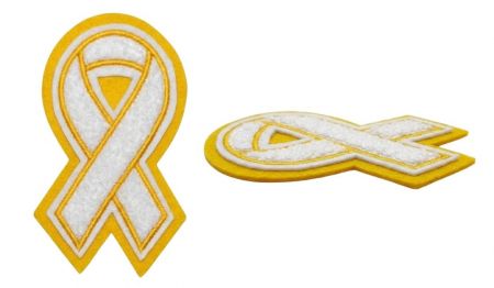 Custom Chenille Awareness Ribbon Patches