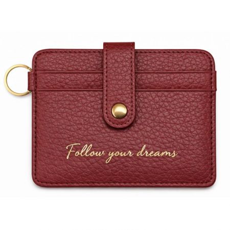 Bőr hitelkártya tárca.