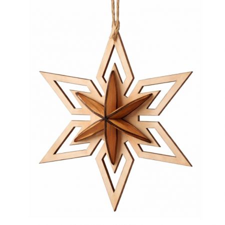 decoraciones navideñas de madera.