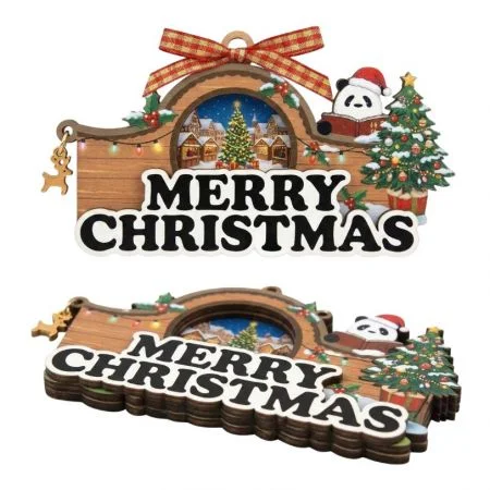 adorno de madera personalizado.