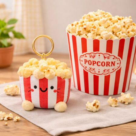 パーソナライズされたソフトトイキーチェーン。