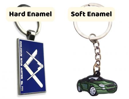 Soft Enamel vs Hard Enamel Keychains: Which One Should You Choose?