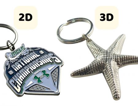 2D and 3D Keychains Bring Different Ideas to Life