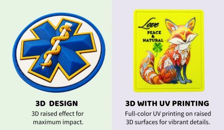 3D PVC Patches met UV-printing – Gesculpteerde diepte, onbeperkte kleurdetails
