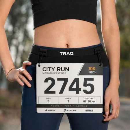 Personalisierter Triathlon-Renn-Gürtel.