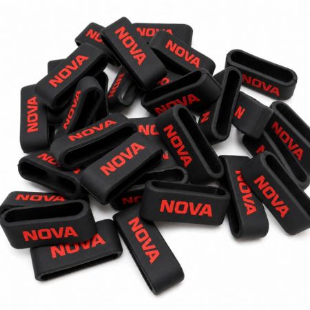 faixa de nome personalizada para raquete de pickleball.