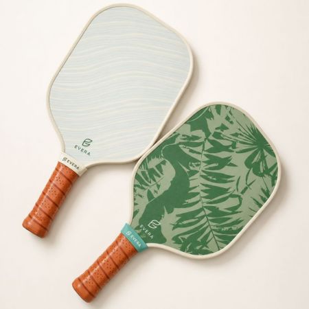 faixas de identificação personalizadas para raquetes de pickleball.