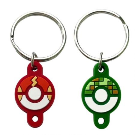 Custom cartoon character keychain.