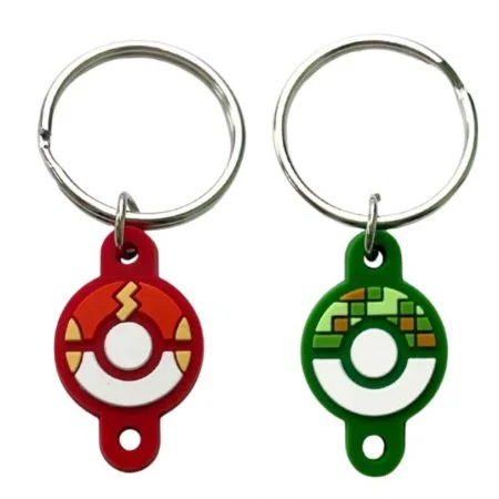 Custom cartoon character keychain.
