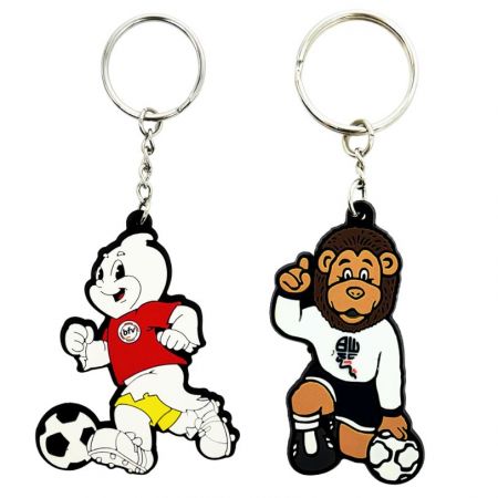 Personalized anime character keychain.