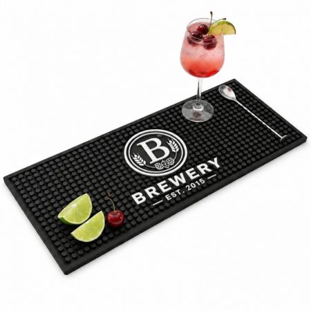 custom bar mats rubber.