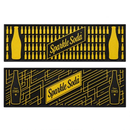 custom logo bar mats.