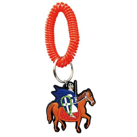 3D PVC-nøkkelring er tilgjengelig med to nivåer eller 3D-detaljer.