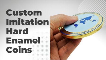 Pièces en émail dur imitation personnalisées