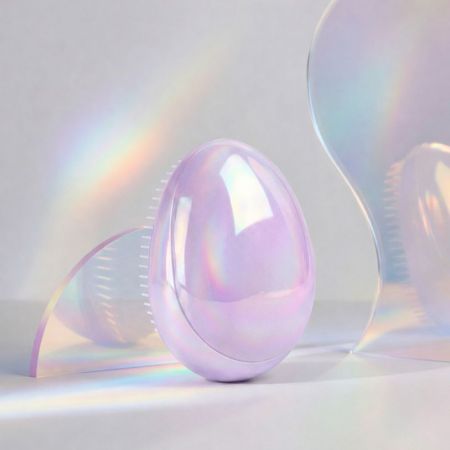 Tojás alakú kóborító hajkefe.