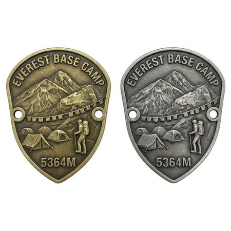 medalhões de trilha.