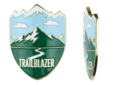 Medalhões de Bastão de Caminhada do Parque Nacional de Brass para Trilhas de Patrimônio e Parques Nacionais