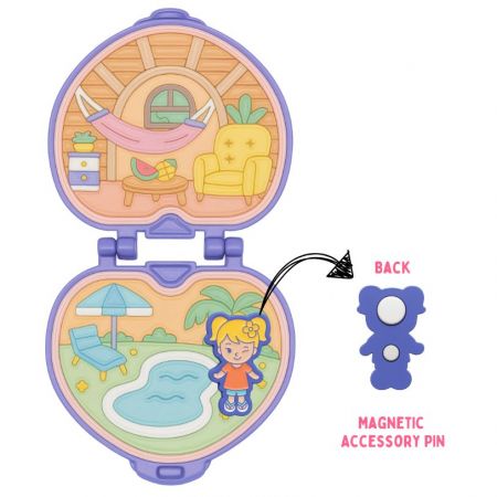 Személyre szabott Kinyitható Jelvény Erős Magnéttal és Leválasztható Tűvel.