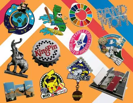 Custom Pin Badges - Personalized lapel pins.