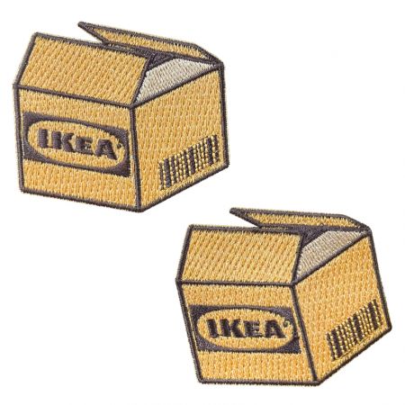 IKEA Branded Patch Supplier - Custom Embroidered Patches for Garment Accessorizing and Branding.