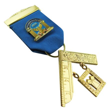 Custom army medals and ribbons.