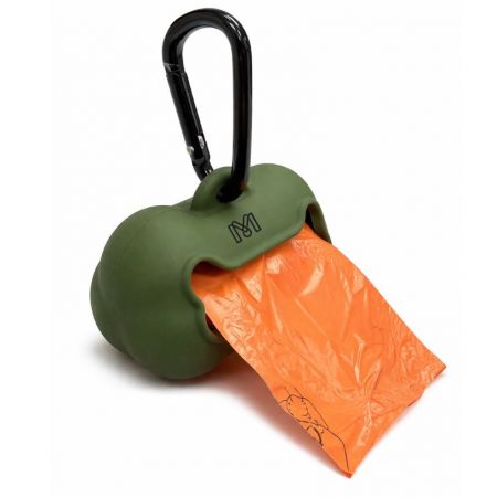 Диспенсер для индивидуальных мешков для собачьих экскрементов.