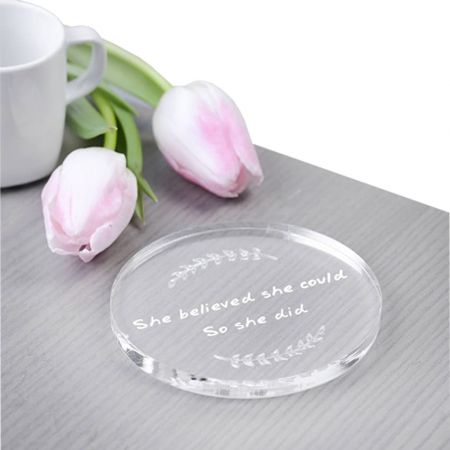 Acrylic Coasters - A simple acrylic coaster has the power to promote your brand up.