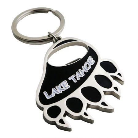 カスタムベアパウキーチェーン。