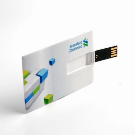 USB visitkort - Det ligner et almindeligt kort, men det er et USB-hukommelseskort.