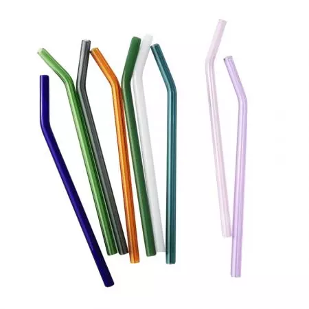 Glass Drinking Straws - The glass drinking straws add easy elegance to your refreshment.