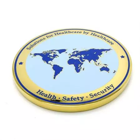 Imitation Hard Enamel Commemorative Coin - Custom YNHHS souvenir anniversary coins.