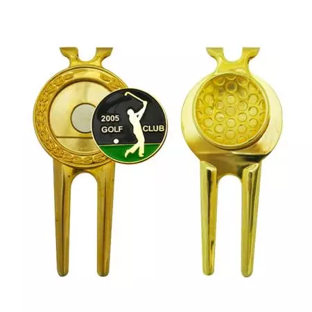 Golf Divot Tool - We specialize in supplying highest quality of pitchfork with ball marker.