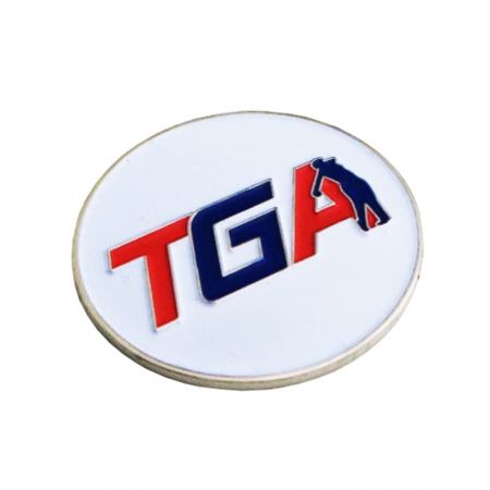 Use your imagination to create golf ball markers for your brand.