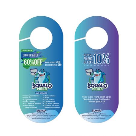 Os cabides de porta personalizados podem ser impressionantes.