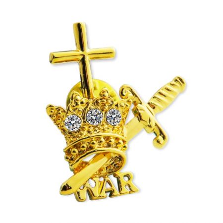 Rhinestone-Anstecknadeln sind eine großartige Möglichkeit, Unterstützung für Unternehmensveranstaltungen zu zeigen.