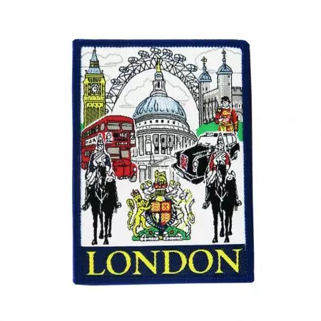 Custom Woven Patches - Woven patches can apply on hats, jackets, dress, denim, stocking, bags.