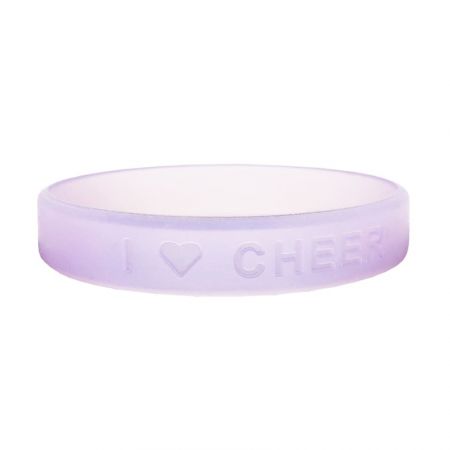 Promote your company brands or logos with our custom debossed wristband.