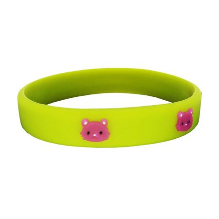 Custom embossed silicone wristbands is very popular.