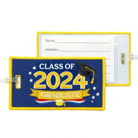 Custom logo luggage tags.