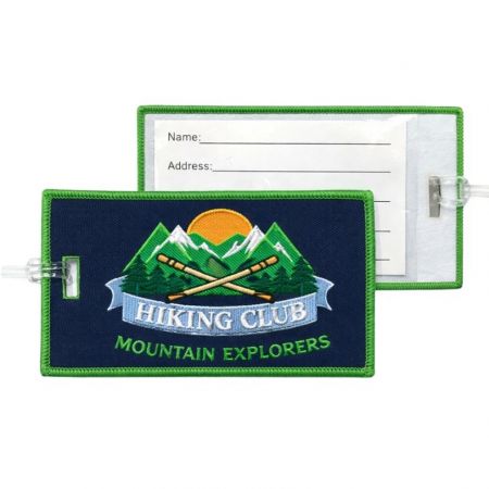 promotional luggage tags.