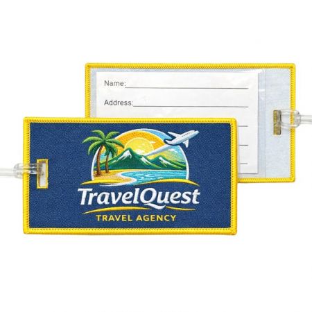 designer luggage tags.